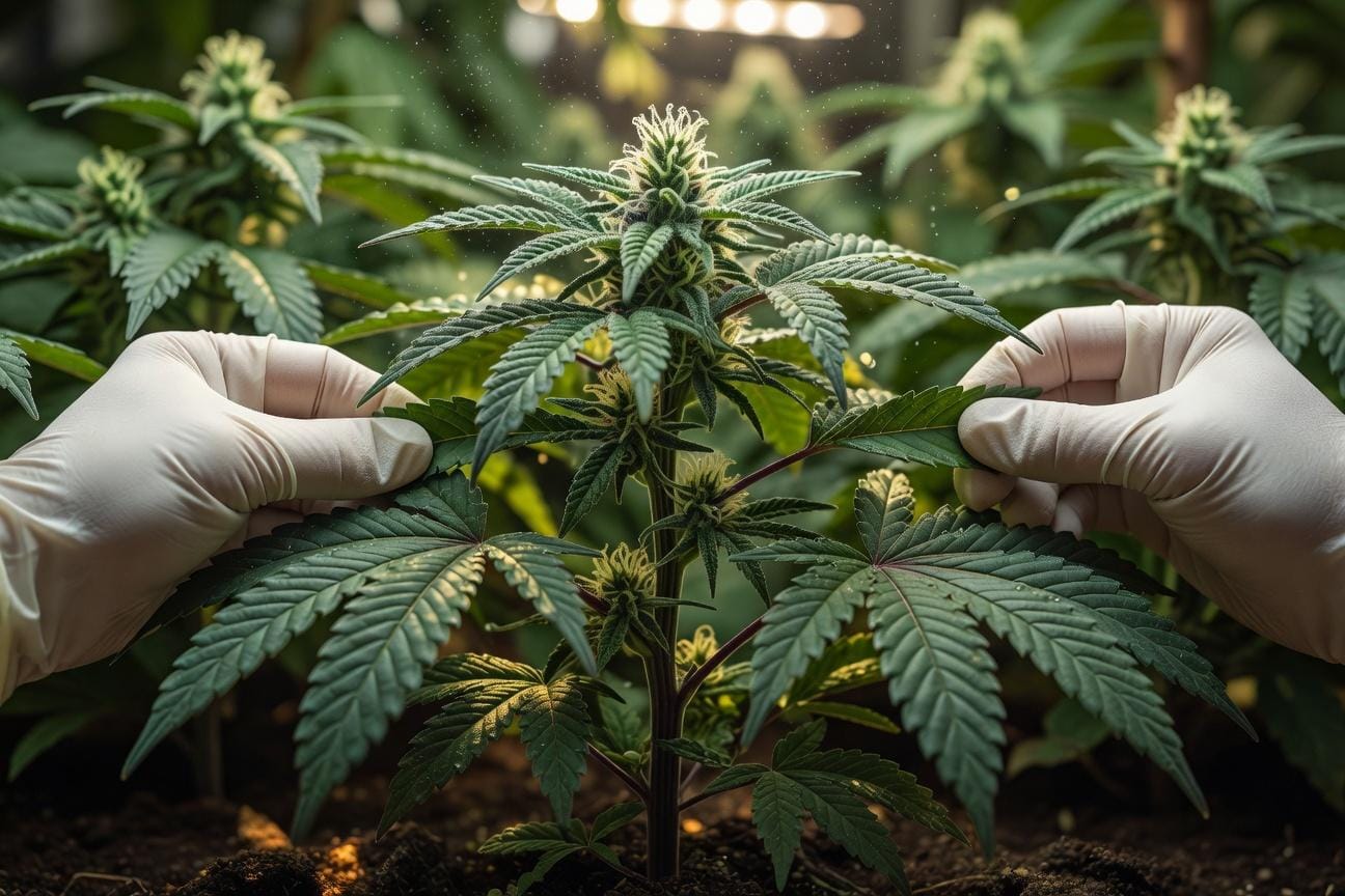 Defoliacja konopi - kiedy może pomóc, a kiedy zaszkodzić?