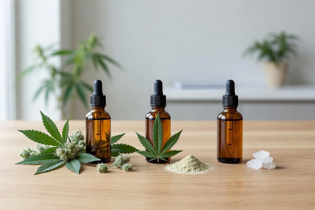 Full spectrum, broad spectrum, isolate — różnice w produktach CBD