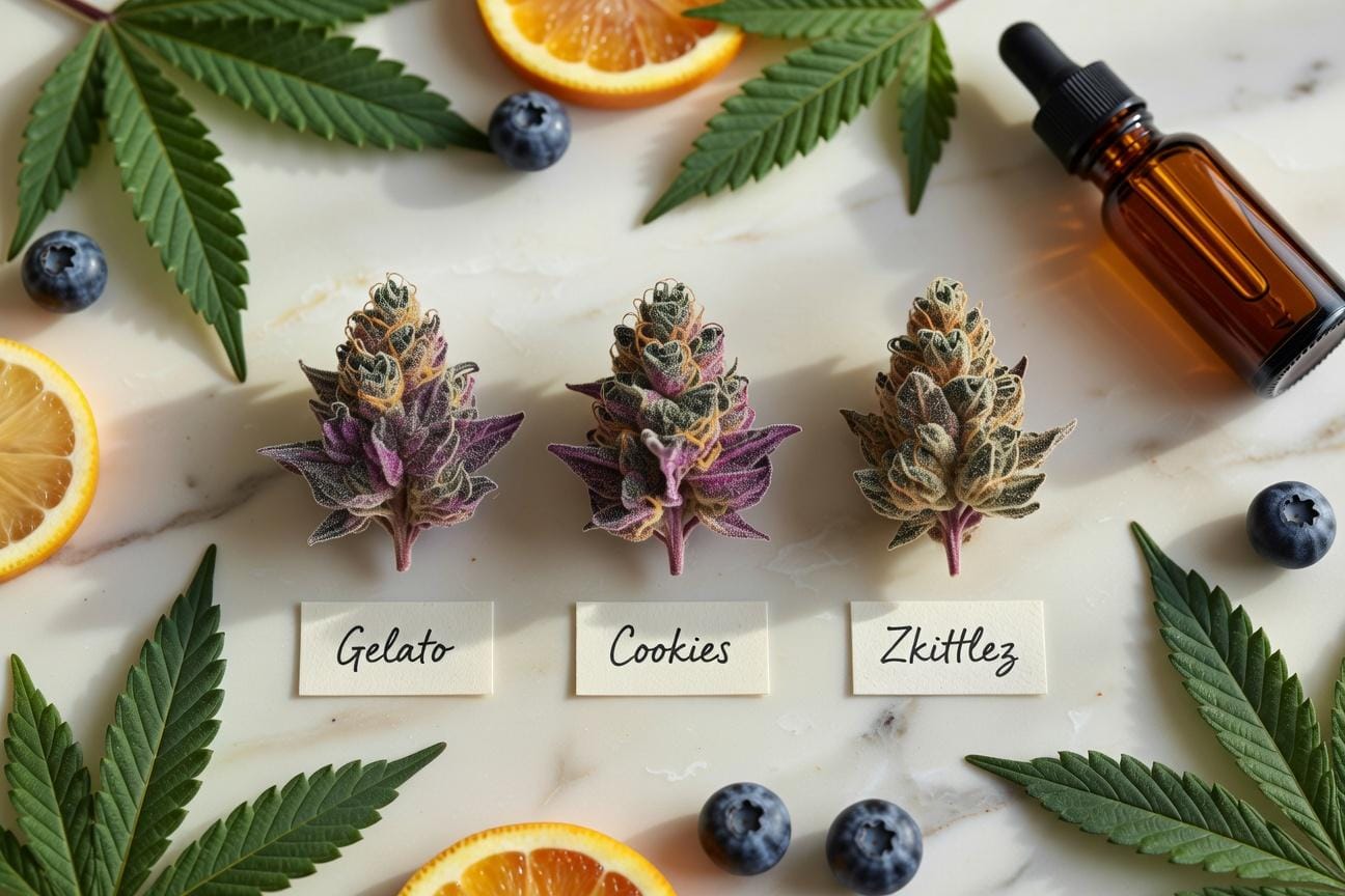 Gelato, Cookies, Zkittlez - nowoczesna fala odmian deserowych
