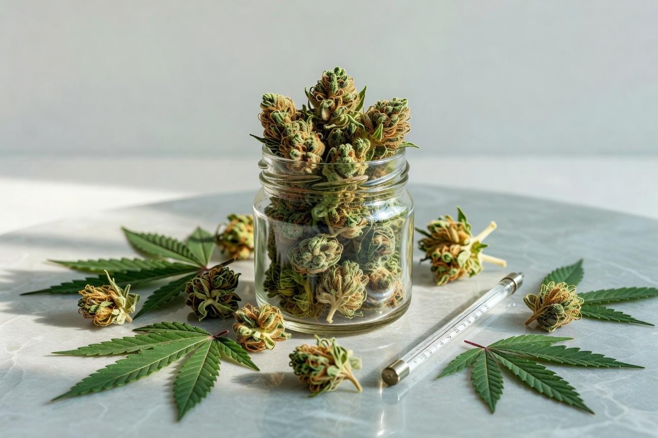 Temperatura przechowywania suszu - stabilność aromatu i kannabinoidów