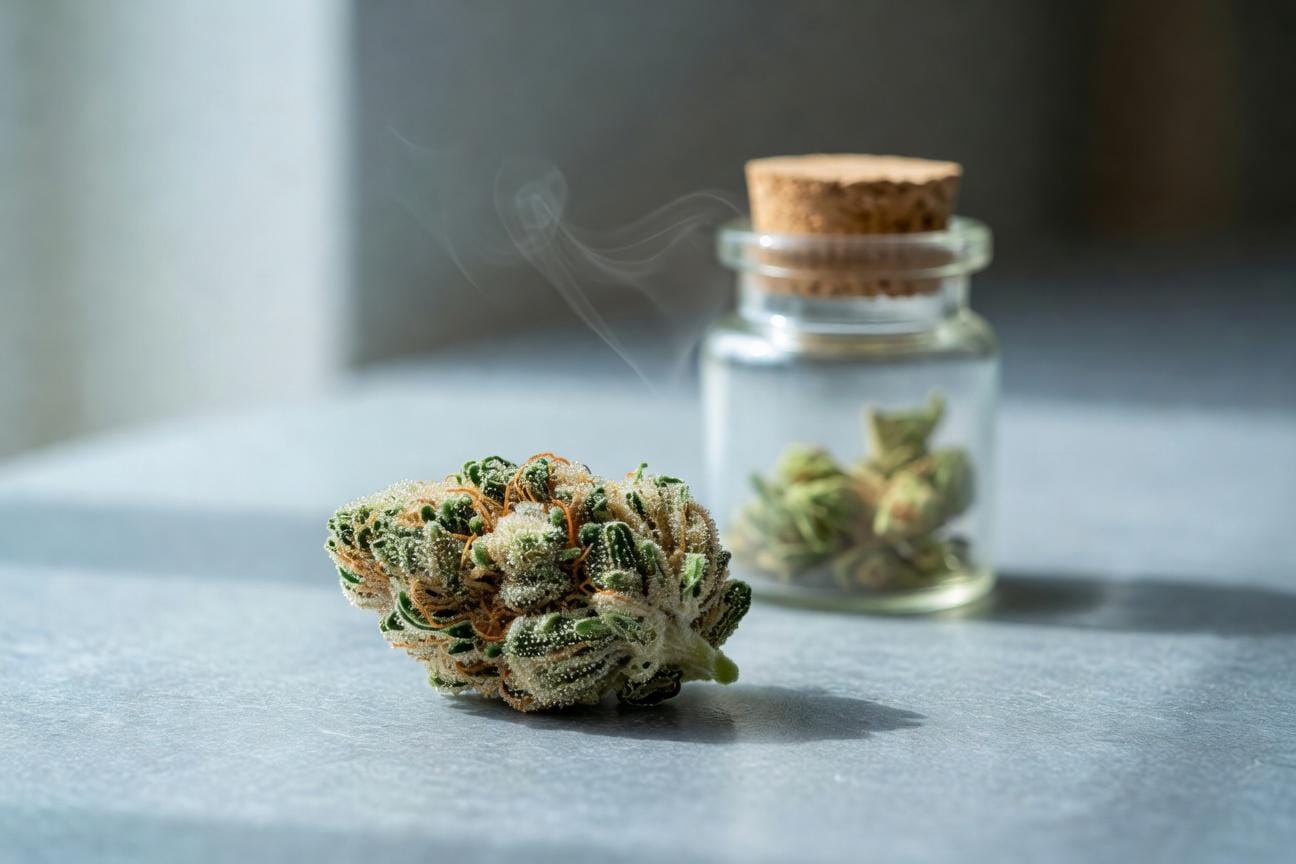 Temperatura przechowywania suszu - stabilność aromatu i kannabinoidów