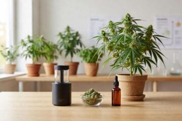 Waporyzacja suszu - temperatura a uwalnianie kannabinoidów