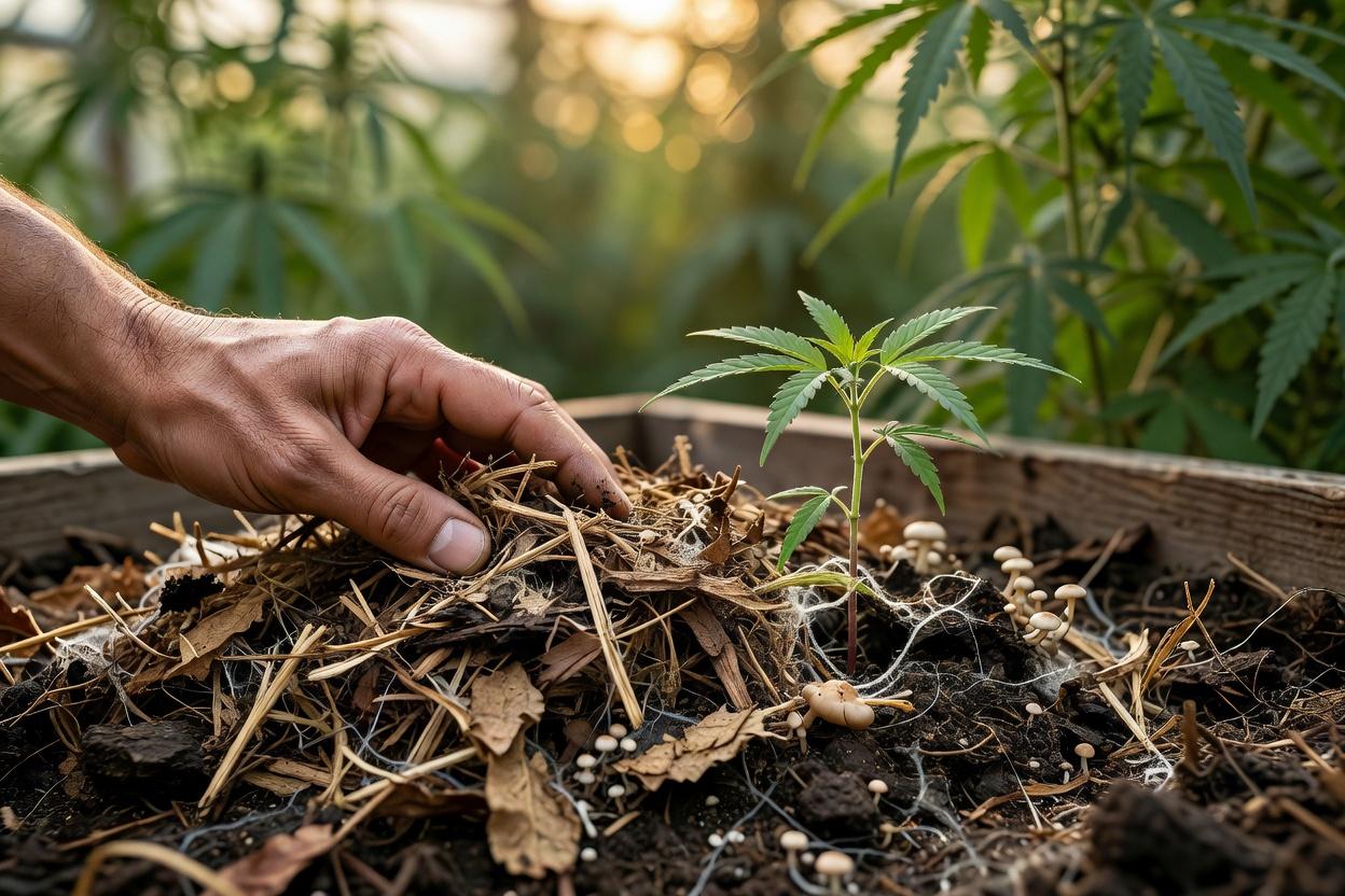 Mulcz w living soil - funkcje i wpływ na mikrobiologię