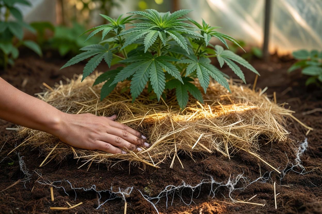 Mulcz w living soil - funkcje i wpływ na mikrobiologię